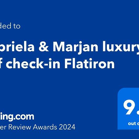 Ferienwohnung Gabriela&Marjan luxury self check-in Flatiron Skopje Exterior foto